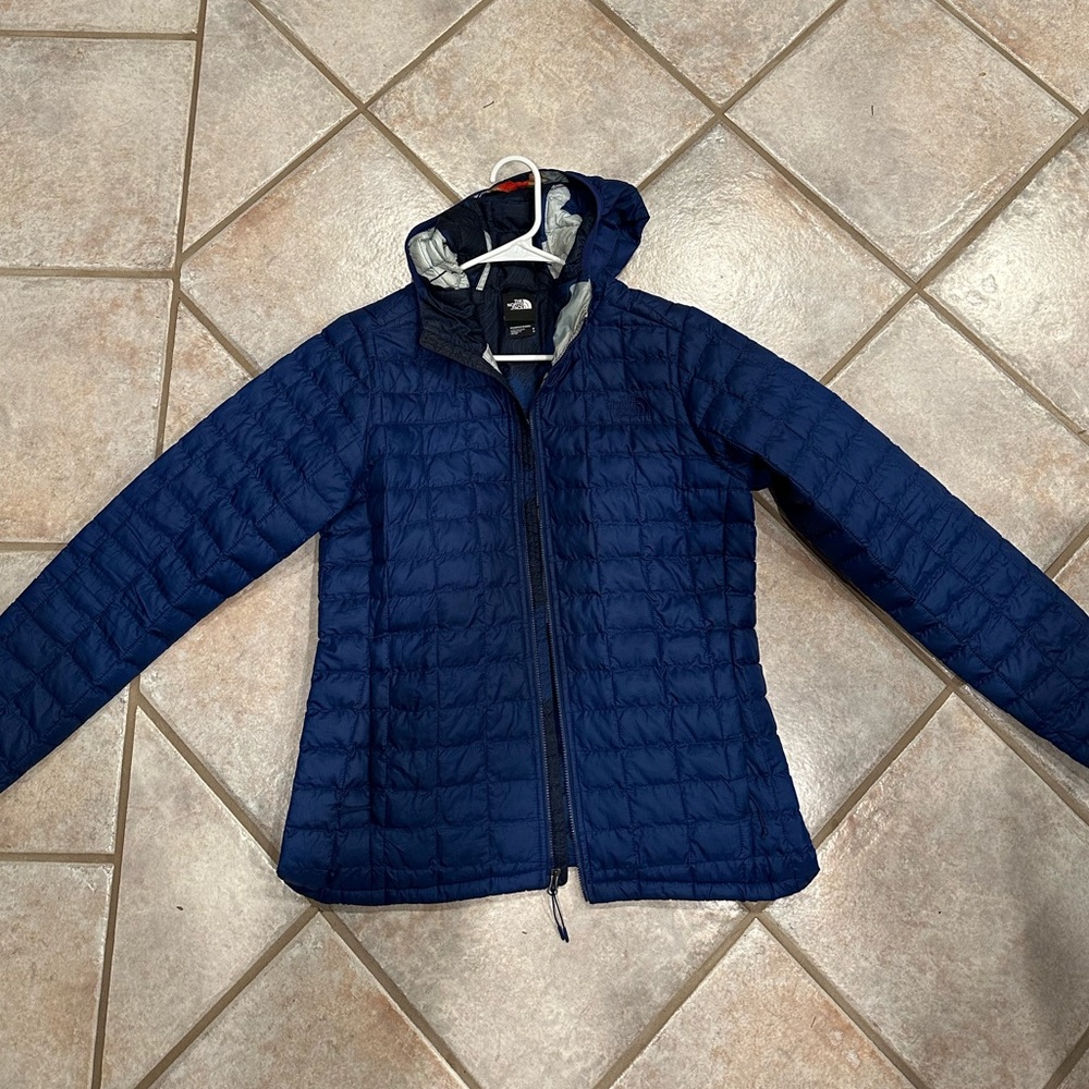 The North Face hooded thermoball packable coat